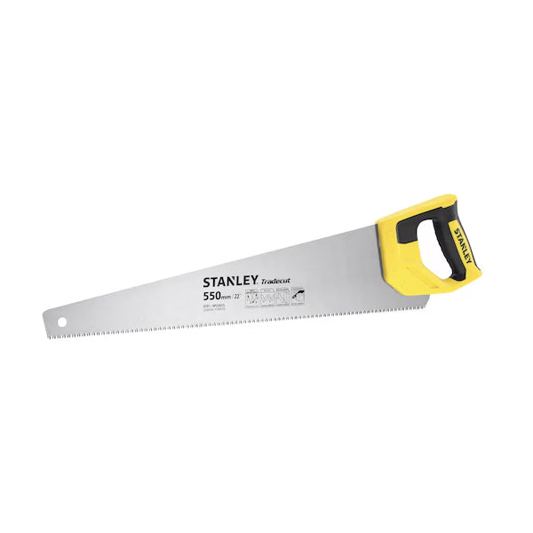 Scie à bois TRADECUT - Scie à métaux 550 mm - 7 DENTS/pouce - Stanley - STHT1-20352 Scie à bois TRADECUT - Scie à métaux 550 mm - 7 DENTS/pouce - Stanley - STHT1-20352